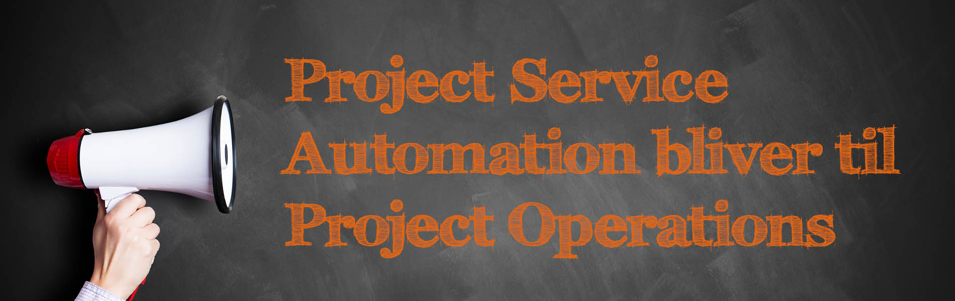 Project Service Automation, Project Operations